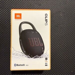 JBL Clip 5 Bluetooth Speaker - Charcoal